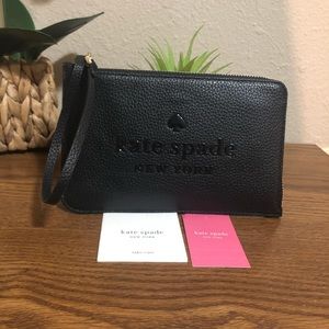 Kate Spade Sienne Leather Wristlet NWT